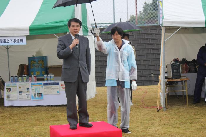 長谷川上下水道局長の挨拶　