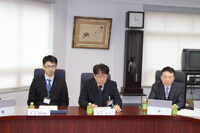上下水道局給排水設備課からの説明