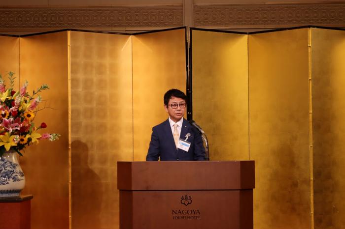 永年勤続優良給水装置工事事業者表彰　　 　受賞者代表 廣瀬水道工業所